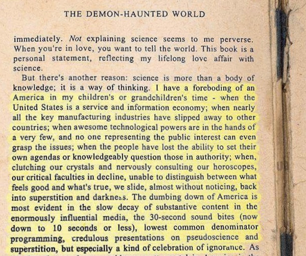 Carl Sagan The Demon-Haunted World - coursehero.com