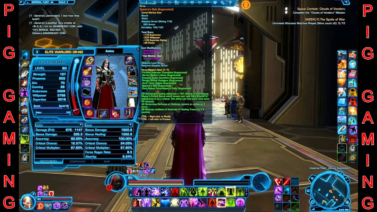 Sorcerer Rotations Sith Sorcerer Builds