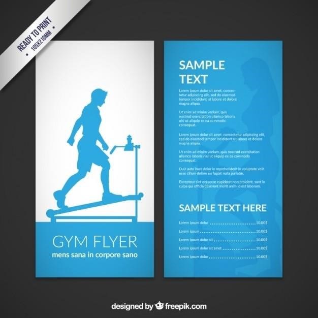 manual for proform treadmill